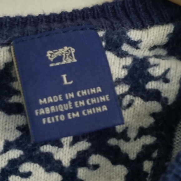 Scotch & Soda High on Chai Women's Striped Long Sleeve Preppy Sweater L - Picture 4 of 5